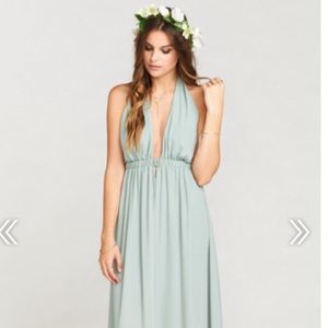 Beautiful maxi halter dress